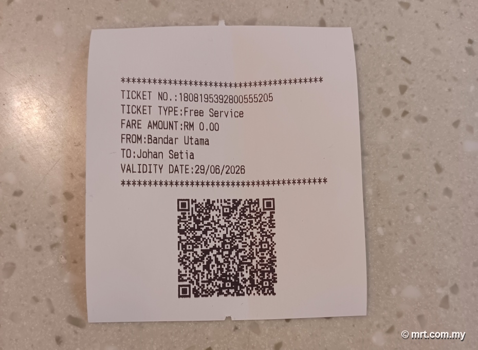 Single Journey Token