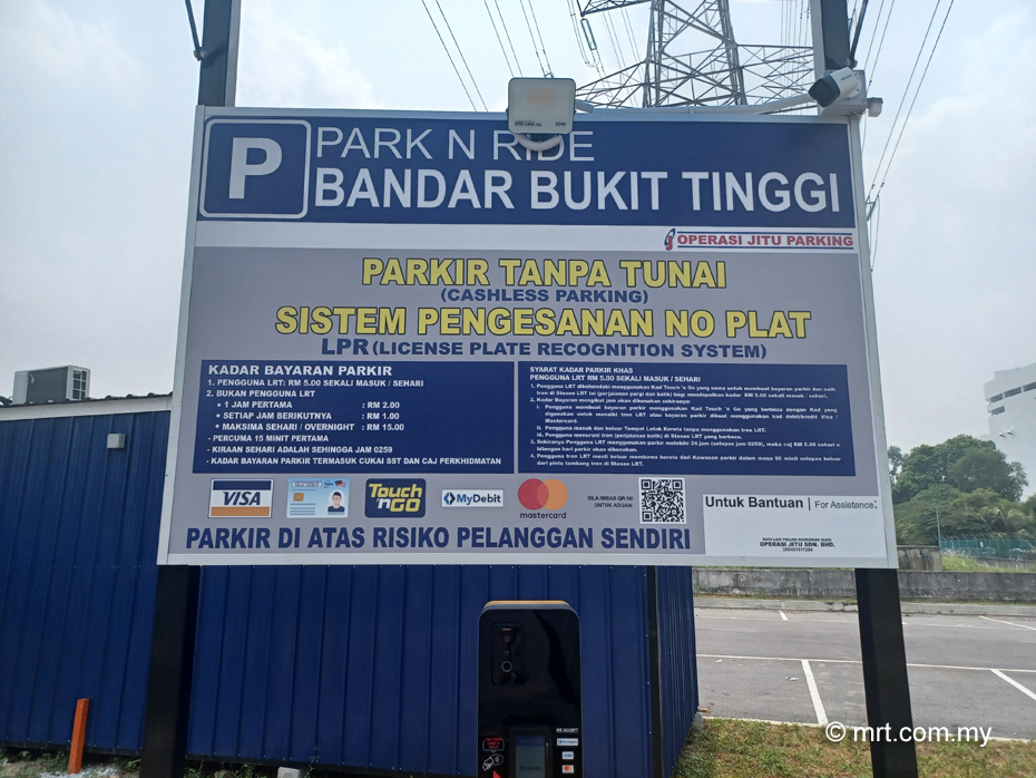 Bandar Bukit Tinggi LRT Station Park N' Ride
